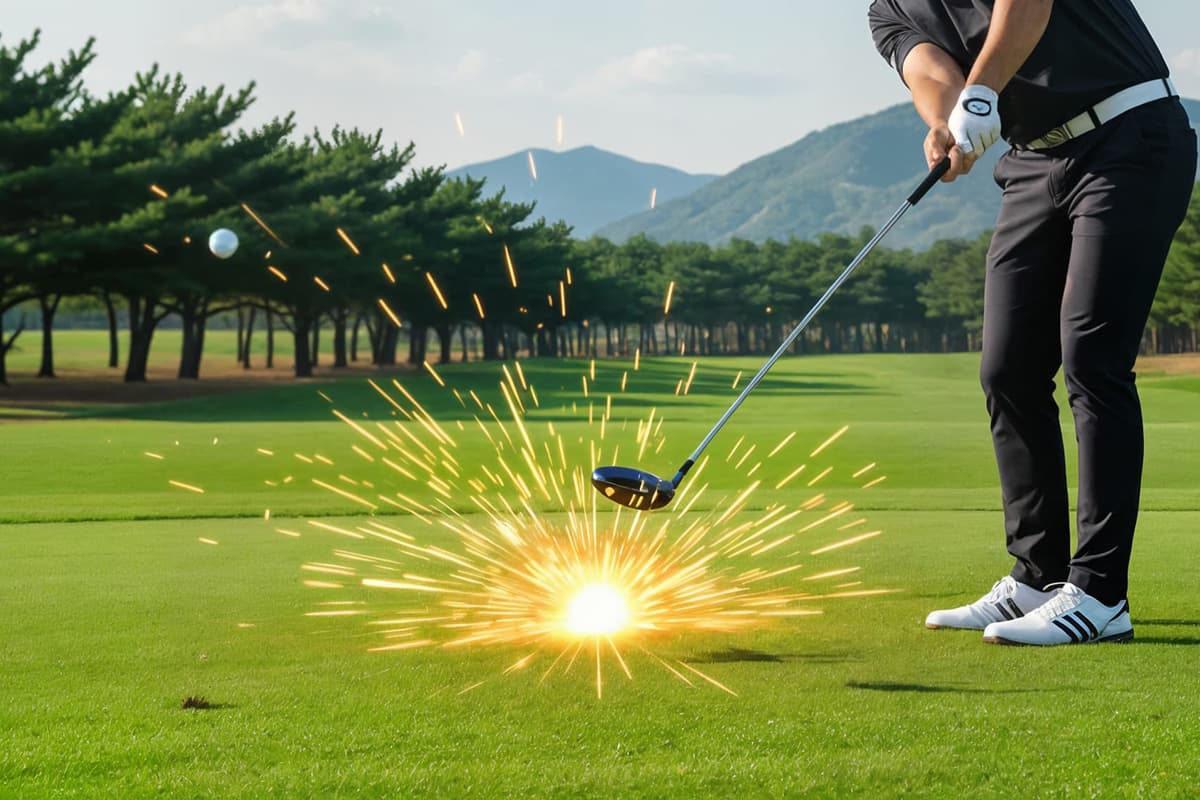 드라이버 임팩트 이미지 - COR 0.87